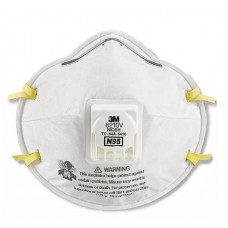 3M 8210V N95 PARTICULATE RESPIRATOR WITH COOLFLOW VALVE - 10/BOX, 80/CASE, UNIT BOX