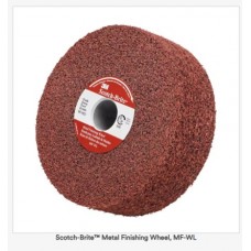 'SCOTCH-BRITE' METAL FINISHING 5A- 6 INX 2 INX 1 IN MED,  2 WHEELS PER BOX, COST PER  WHEEL