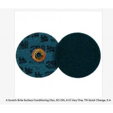 Scotch-Brite™ Surface Conditioning TN Quick Change Disc, SC-DN, A/O Very Fine, 5 in x NH (12.7 cm x NH), 50 per case, cost per disc Scotch-Brite™ Surface Conditioning TN Quick Change Disc, SC-DN, A/O Very Fine, 5 in x NH (12.7 cm x NH), 50 per case, cost per disc