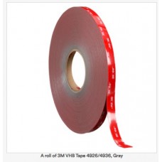 3M™ VHB™ Tape, RP+110GF grey, 1/2 in x 36 yd, 45 mil, 18 per case, cost per roll