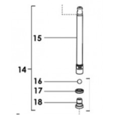 PISTON,HYD C25,W/O CARTRIDGE, KIT	CHROME PLATED, COST PER KIT 144-130-213 (#14)