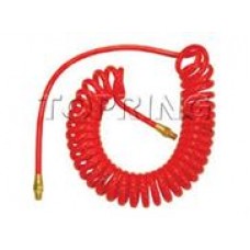 Self-Storing Hose 1/4x20'x1/4(M)NPT FLEXCOIL Red,  cost per each