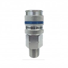 Topring Coupler Quiksilver 1/4M NPT Heavy Duty, cost per each