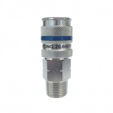 Topring Coupler Quiksilver 1/4 IND 3/8 M NPT Heavy Duty, cost per each, 5 per bag  PRODUCT CODE  20.666