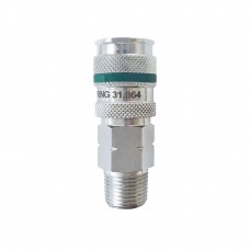 Topring Quiksilver Ultraflo Automatic quick coupler 3/8(M)NPT, 31.864, 5/box