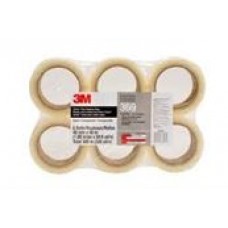 3M™ Tartan™ Box Sealing Tape,  369,  clear,  48 mm x 100 m,  36 per case,  cost per roll