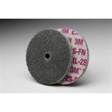 Scotch-Brite™ EXL Deburring and Finishing Unitized Wheel,  2S FIN,  grey,  3 in x 1/4 in x 1/4 in,  40 per case,  cost per wheel