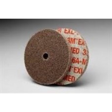 Scotch-Brite™ EXL Unitized Wheel,  3 in x 1/4 in x 3/8 in 6A MED,  40 per case,  cost per wheel