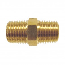 Topring 1/4 (M) Hexagonal Nipple 1/4(M)NPT , 10 per bag, cost per each