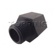 Adapter 1 (F) BSPPx1(M)NPT,  Alu,  cost each