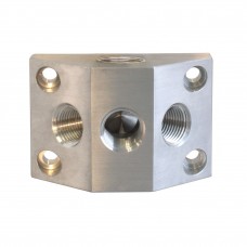 Aluminium Manifolds 3/1, 1/2F NPT x (3) 1/4F NPT