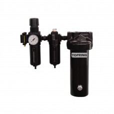 Desiccant Dryer Kit 1/2(F)NPT 25SCFM, Inculding silica gel desiccant beads, first stage 5 micron filter with automatic drain, second stage 0.01 micro coalescing filter with automatic drain, regulator included, replacement parts are available. Cost per set