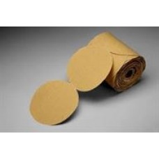 3M™ Stikit™ Gold Paper Disc Roll 216U,  5 in x NH P220 A-weight,  175 discs per roll 6 rolls per case,  cost per box