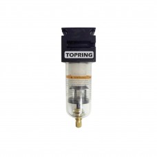 Topring Filter, 1/4 NPT, Polyurethane bowl, 150psi, with auto Drain *****Phasing out, replacement: 50.121A-AC