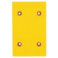 DYNABRADE BACKUP PADS,  HOOKIT NON-VAC 56315,  YELLOW 3 INX4 IN