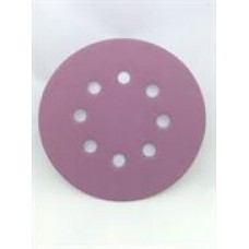 Siafast Disc,  1950 Aluminum oxide,  pink,  5 inch x 8 holes,  Grit: p120,  100 per box,  cost per disc
