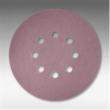 Siafast Disc,  1950 Aluminum oxide,  pink,  5 inch x 8 holes,  Grit: p180,  100 per box,  cost per disc