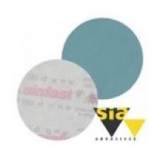 Siafast disc 1948 siaflex (Paper,  Aluminum oxide stearate,  blue),  grit120,  size 6" (150 mm),  100 per box,  cost per disc, 600 discs per case