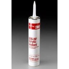 3M™ Weatherban™ Acrylic Sealant 606NF White,  1/10 Gallon Cartridge,  12 per case,  cost each