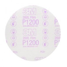 3M™ Hookit™ Finishing Film Disc,  00968,  6 in,  P1200,  100 discs per box,  4 boxes per case,  cost per box