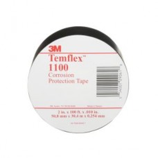 3M™ Temflex™ General Use Corrosion Protection Tape,  1100,  unprinted,  black,  2 in x 100 ft (51 mm x 30.5 m)