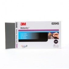 3M ™ Wetordry™ Paper Half Sheet,  401Q,  02045,  2500A,  5 1/2 in x 9 in (13.97 cm x 22.86 cm)