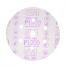 3M™ Hookit™ Finishing Film Disc Dust Free,  260L,  01068,  P1200,  6 in (15.24 cm)