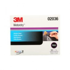3M  Wetordry  Sheet 213Q, 9 in x 11 in P800 A weight, 50 per sleeve 1 per inner, selling unit: sleeve