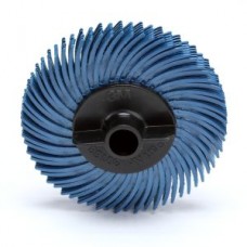Scotch-Brite™ Radial Bristle Disc Thin Bristle, SB30122, 2 in x 3/8 in, 400, 40 per inner 80 per case, cost per each disc