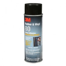 3M™ Rubber and Vinyl Spray Adhesive,  80,  yellow,  24 oz (709.77 ml)