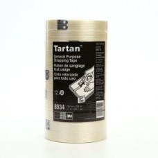 Tartan™ Filament Tape 8934 Clear,  18 mm x 55 m,  48 per case Bulk,  cost per roll