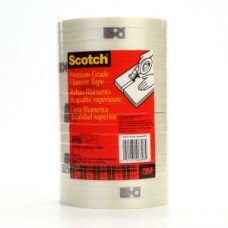 Scotch® Filament Tape,  898,  clear,  12 mm x 55 m,  bulk