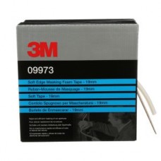 3M™ Soft Edge Foam Masking Tape,  09973,  3/4 in x 115 ft (19 mm x 35 m)