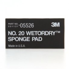 3M™ Wetordry™ Sponge Pad,  05526,  2 3/4 in x 5 -1/2 in x 3/8 in (2.75 cm x 13.97 cm x 0.95 cm)