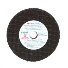 3M™ Green Corps™ Reinforced Weld Grinding Wheel,  3 in x 3/16 in x 3/8 in,  PN01991,  50 per box,  cost per wheel