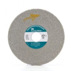 Scotch-Brite  EXL Deburring Wheel, 6 in x 1/2 in x 1 in 8A MED, 4 per case