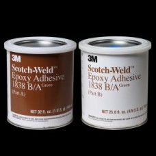 3M™ Scotch-Weld™ Epoxy Adhesive,  1838,  part B/A ,  green,  1 qt. (0.95 L) kit
