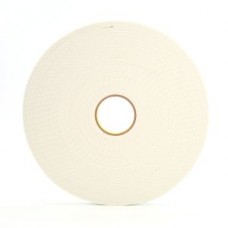 3M™ Double Coated Urethane Foam Tape,  4008,  off-white,  3/4 in x 36 yd,  1/8 in