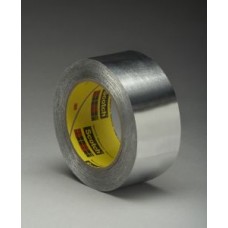 3M™ High Temperature Aluminum Foil Tape,  433L,  silver,  linered,  23.0 in x 60.0 yd x 3.5 mils (58.4 cm x 54.9 m x 0.09 mm)