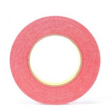 3M™ Double Coated Tape,  9737R,  red,  24 mm x 55 m