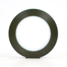 3M™ Polyester Tape, 8992, green, 1.0 in x 72.0 yd x 3.2 mil (2.5 cm x 65.8 m x 0.1 mm), 36 rolls per case, cost per roll *8992-1X72 *3M™ Polyester Tape 8992 is a general purpose polyester tape that excels in high temperature masking operations such as pow