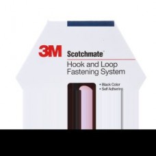 3M™ Fastener MP3526N/MP3527N Hook and Loop S030 Black,  1 in x 4.9 yd 0.15 in Engaged Thickness,  5 per case