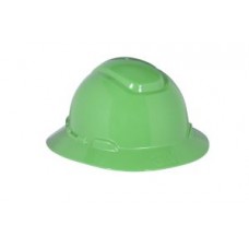 3M™ Full Brim Hard Hat,  H-804R,  4-point ratchet suspension,  green