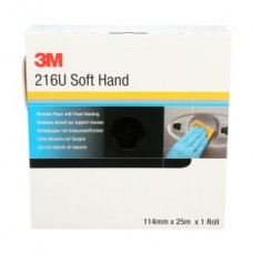 3M™ Precut Soft Hand Rolls,  216U,  50335,  P320,  4.5 in x 27.34 yd. (11.4 cm x 25 m)