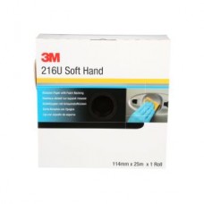 3M™ Precut Soft Hand Rolls,  216U,  50743,  P1000,  4.5 in x 27.34 yd. (11.4 cm x 25 m)