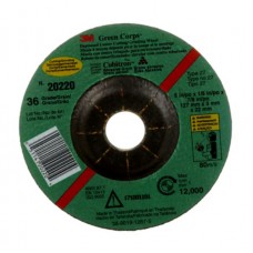 3M  Green Corps  Ceramic Cutting/Grinding Wheel, PN20220, 5 in x 1/8 in x 7/8 in 36, 20 per inner 40 per case, cost per wheel