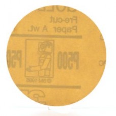 3M™ Hookit™ Gold Disc,  216U,  00912,  P500,  A-weight,  3 in (7.6 cm)