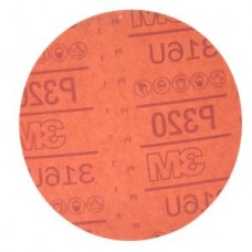 3M™ Hookit™ Red Abrasive Disc,  316U,  01219,  P320,  A-weight,  6 in (15.24 cm)