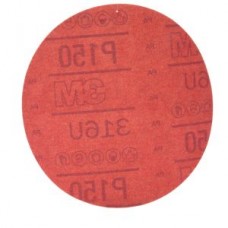3M™ Hookit™ Red Abrasive Disc,  316U,  01223,  P150,  A-weight,  6 in (15.24 cm)