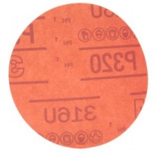 3M™ Hookit™ Red Abrasive Disc,  316U,  01295,  P320,  A-weight,  5 in (12.7 cm)